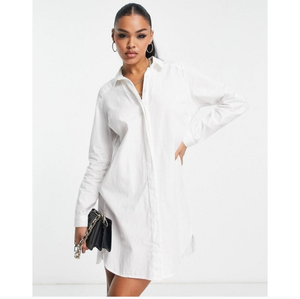 ASOS White Button-Up Shirt